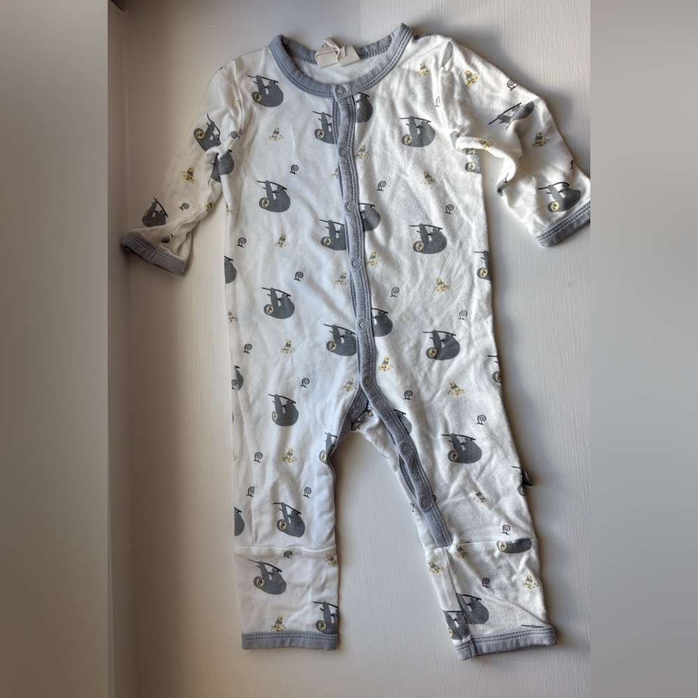 Kyte baby sloth snap romper 0-3